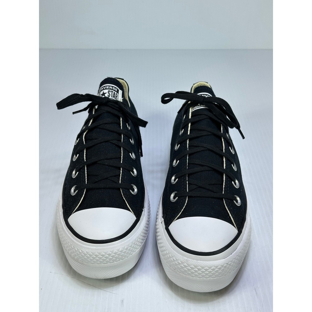 Converse Chuck Taylor All Star Lift Platform Black White Low Sneakers 560250F